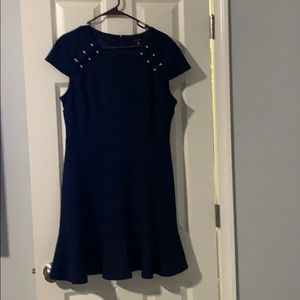 Dress with pearls